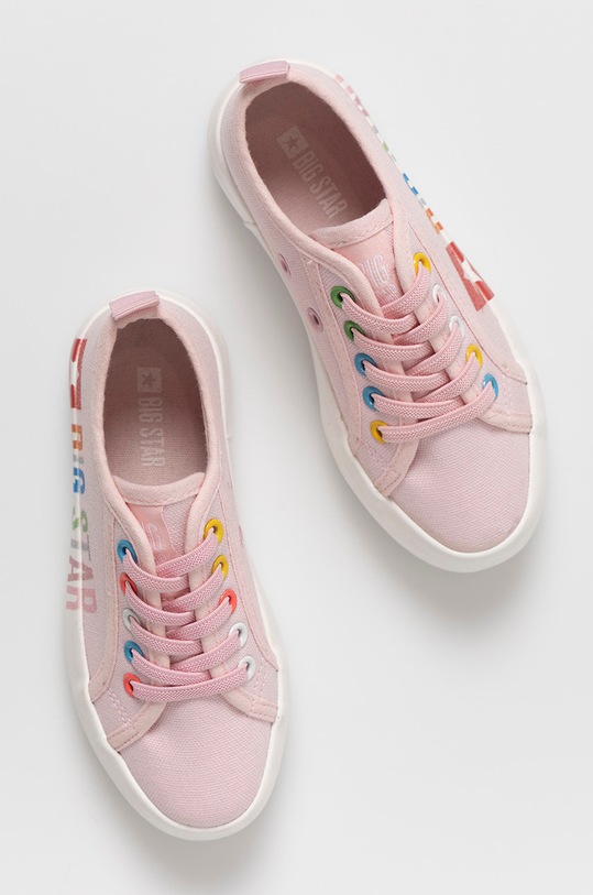 Big Star Tenisówki dziecięce różowy HH374152