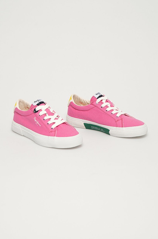 Dětské boty Pepe Jeans PGS30482 fialová SS21
