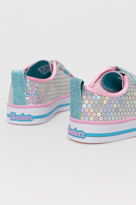 Dziewczynka Skechers Buty dziecięce 20062L srebrny