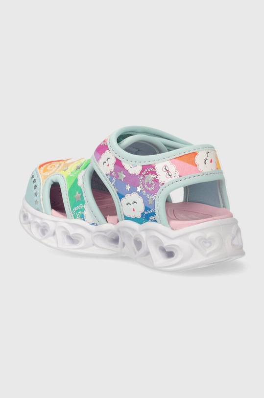 Dziewczynka Skechers sandały dziecięce 302977N multicolor