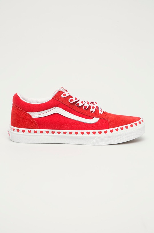 Vans Tenisówki dziecięce imitacja zamszu czerwony VN0A4UHZ30V1