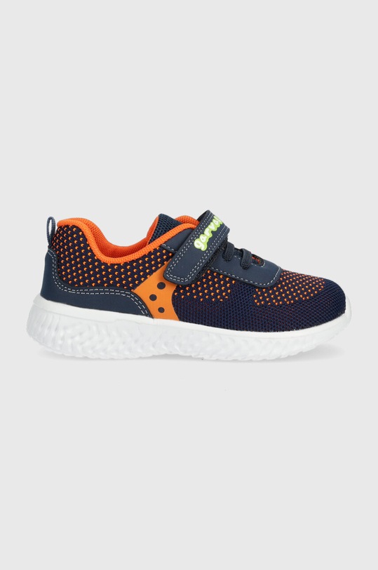Garvalin Buty dziecięce imitacja skóry licowej granatowy 212809