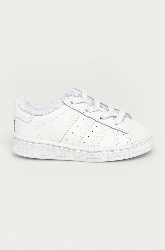 adidas Originals - Buty dziecięce Superstar El I EF5397 imitacja skóry licowej biały EF5397