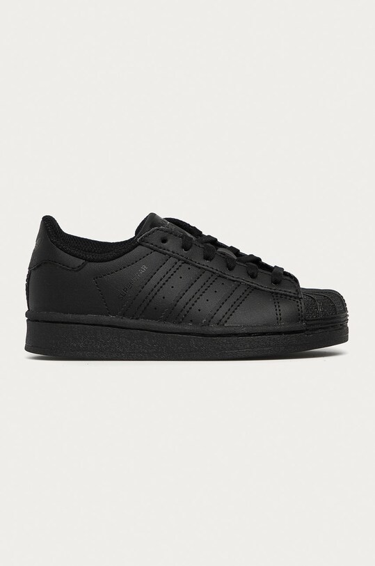 adidas Originals scarpe per bambini Superstar finta pelle fiore nero FU7715