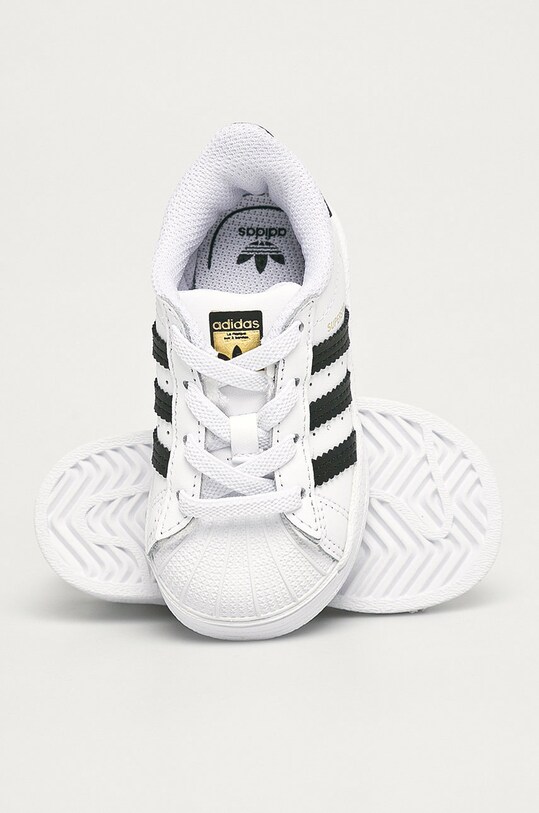 adidas Originals otroški čevlji Suerstar EL I bela FU7717