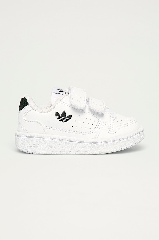 adidas Originals - Buty dziecięce NY 90 CF FY9848 imitacja skóry licowej biały FY9848