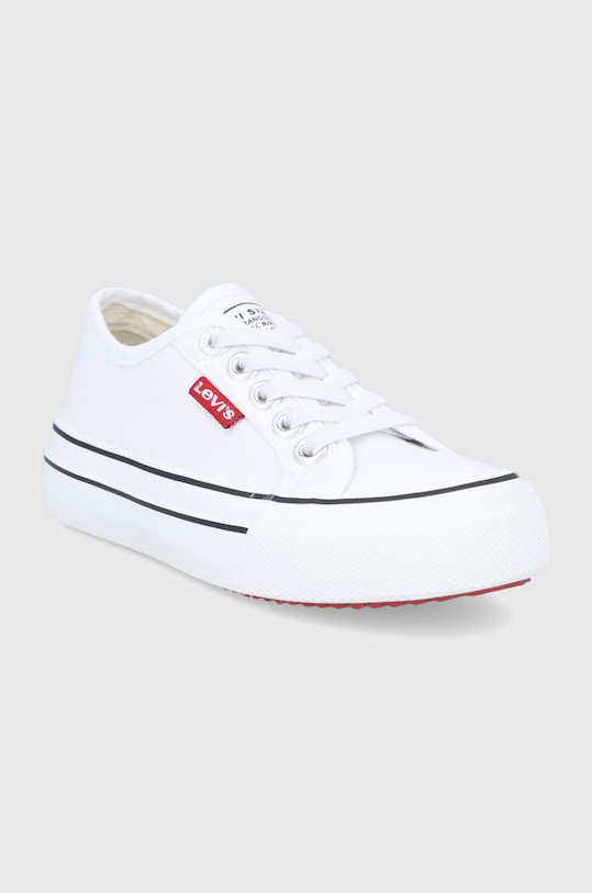 Levi's Tenisówki dziecięce VBAL0004THIGHBALL biały SS21