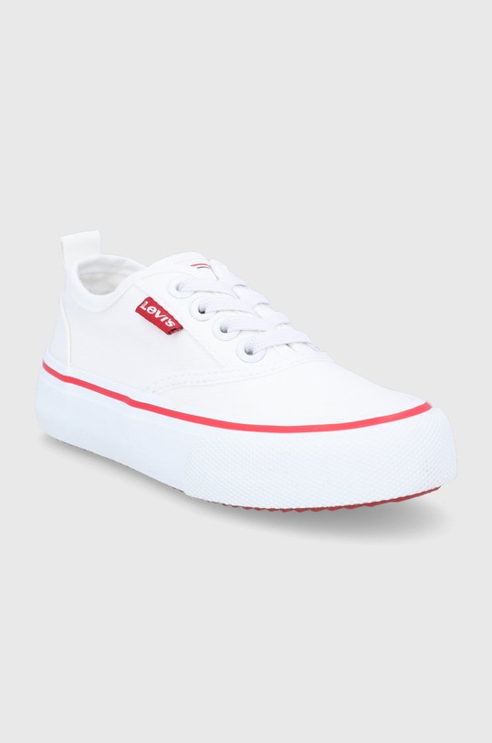 Levi's Tenisówki dziecięce VBET0020TNEWPEARLK biały SS21