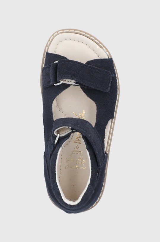 Detské semišové sandále Mrugała tmavomodrá HUGO.1206.1.26.30.K