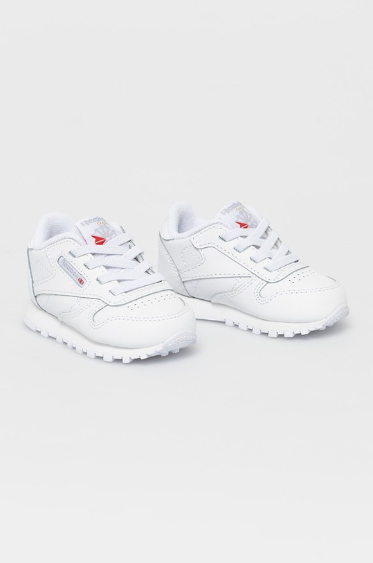 Dětské boty Reebok Classic CL LTHR FZ2093 FZ2093 bílá AW21