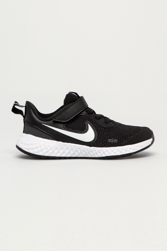 Nike Kids - Buty dziecięce Revolution 5 imitacja skóry licowej czarny BQ5672