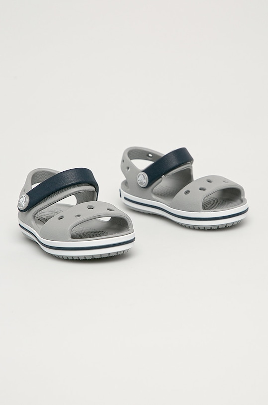 Crocs - Detské sandále CROCBAND.SANDAL.K.12856 sivá SS21
