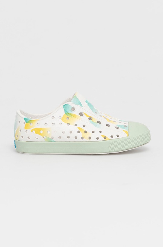 Native Tenisówki dziecięce slip on zielony JEFFERS.PRINT.K13100101