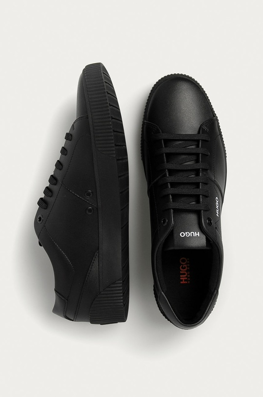 HUGO - Buty skórzane Zero 50445714 50445714 czarny