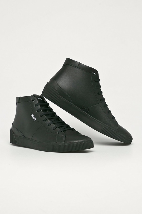 Hugo - Kožená obuv 50445727 čierna SS21