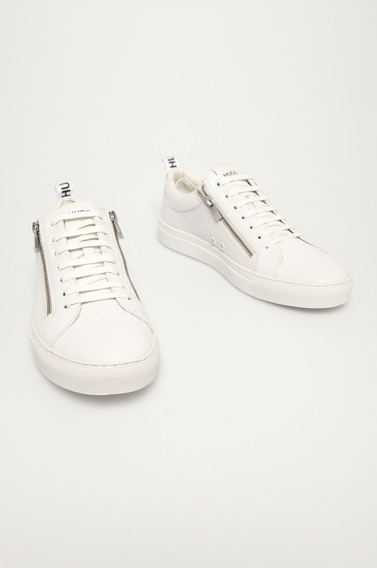 Hugo - Ghete de piele 50451721 alb SS21