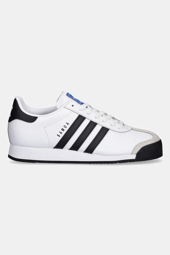 adidas Originals sneakers din piele Samoa 675033 alb SS25