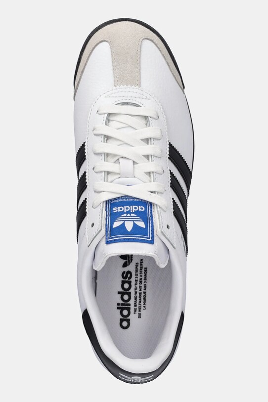 adidas Originals sneakers din piele Samoa alb 675033