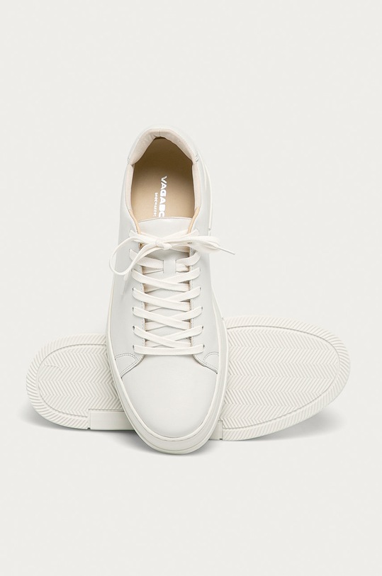 Kožené boty Vagabond Shoemakers John bílá 5184.001.01
