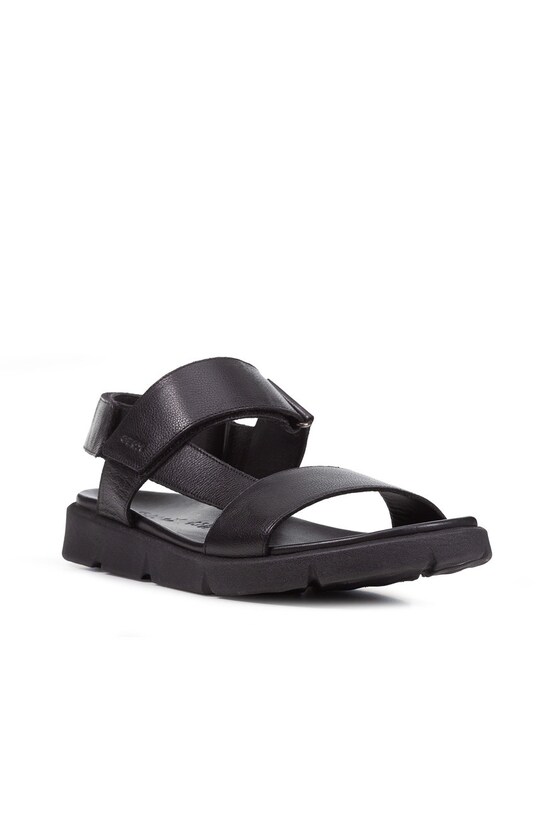 Kožené sandály Geox U XAND 2S B U15BGB.0003C.XAND černá SS22