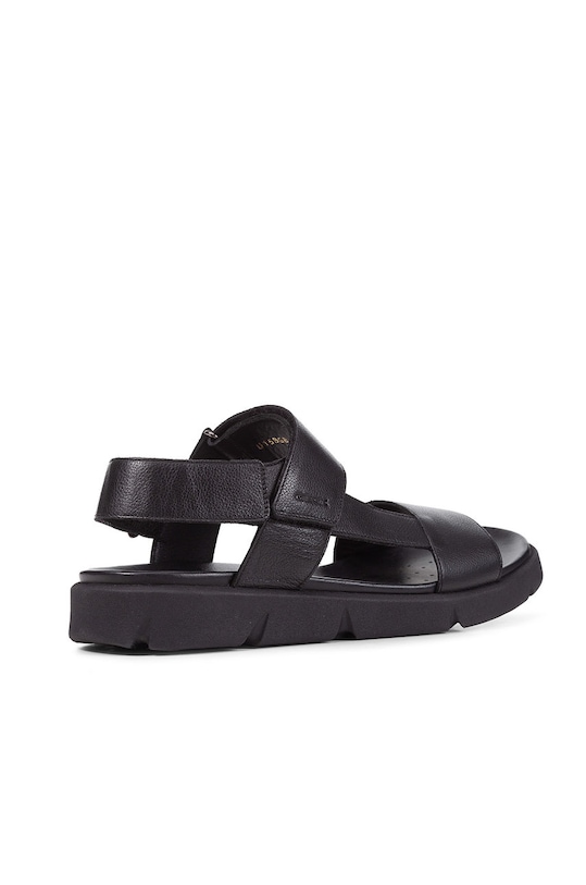 Kožené sandály Geox U XAND 2S B U15BGB.0003C.XAND černá