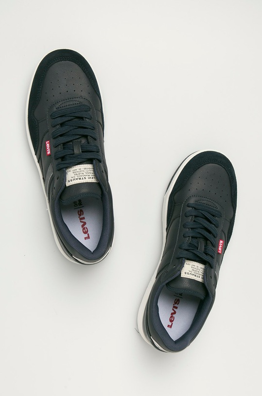 Kožené boty Levi's 38107.0244 námořnická modř