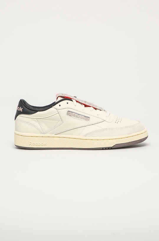 Reebok Classic - Kožená obuv Club C 85 FY7510 usňová koža biela FY7510