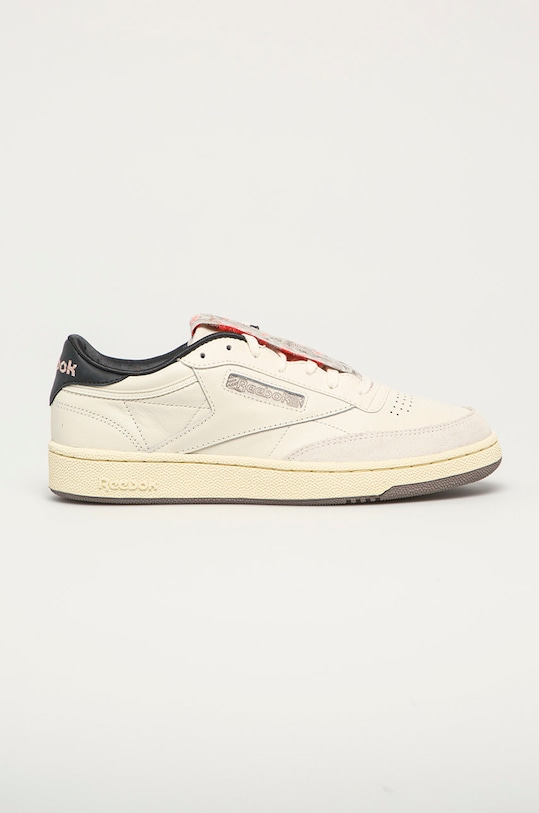 Reebok Classic - Ghete de piele Club C 85 FY7510 piele întoarsă alb FY7510