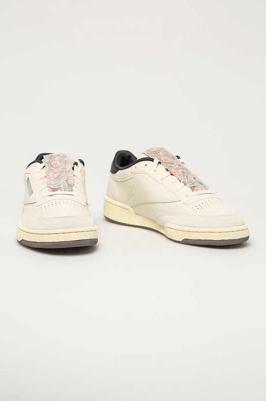 Reebok Classic - Kožená obuv Club C 85 FY7510 FY7510 biela SS21