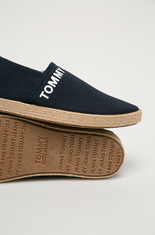 Espadrilky Tommy Jeans tmavomodrá EM0EM00676