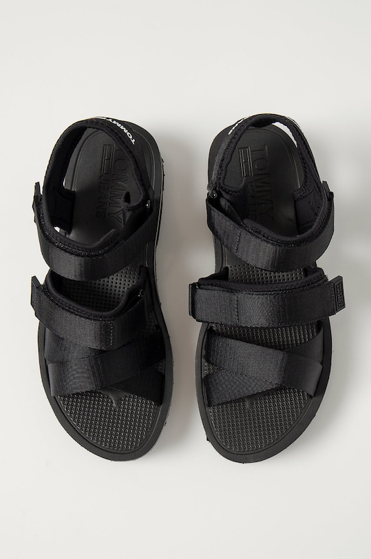 Tommy Jeans Sandały EM0EM00680 czarny EM0EM00680
