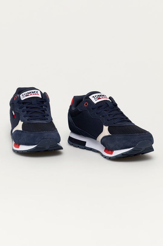 Topánky Tommy Jeans EM0EM00699 tmavomodrá SS21