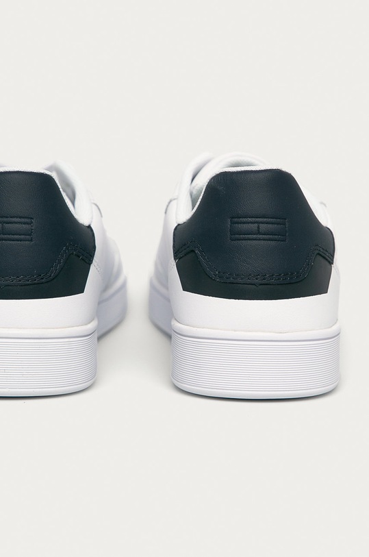 Obuv Tommy Jeans - Kožená obuv EM0EM00647 biela