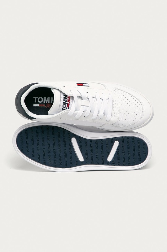 Tommy Jeans - Buty skórzane EM0EM00647 biały EM0EM00647