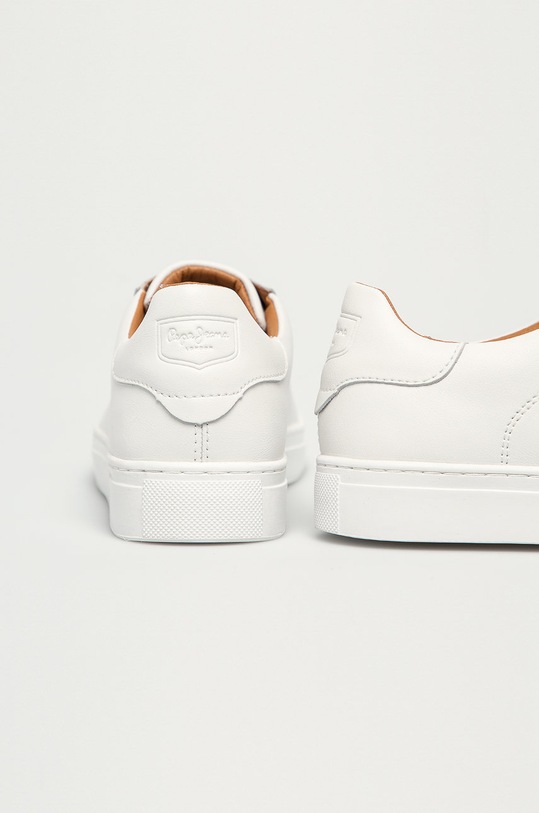 Obuwie Pepe Jeans - Buty skórzane Joe Cup PMS30724 biały