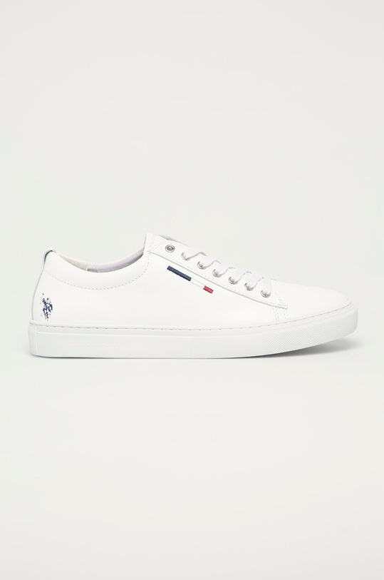 U.S. Polo Assn. - Kožená obuv biela BEKER4158S1.L1