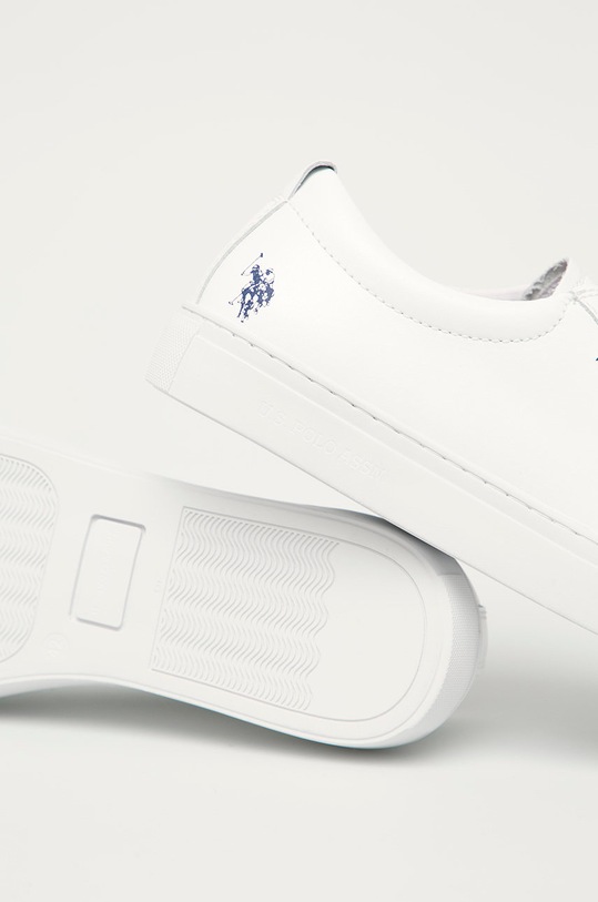 U.S. Polo Assn. - Kožená obuv BEKER4158S1.L1 biela