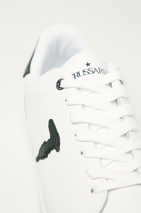 Obuwie Trussardi Jeans - Buty skórzane 77A00360.9Y099998 biały