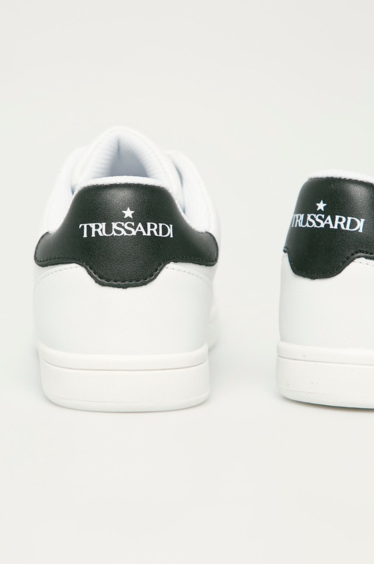 Trussardi Jeans - Buty skórzane biały 77A00360.9Y099998