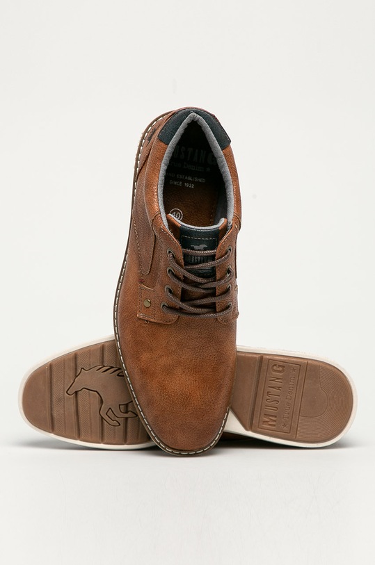 Polobotky Mustang hnědá 4150304.307