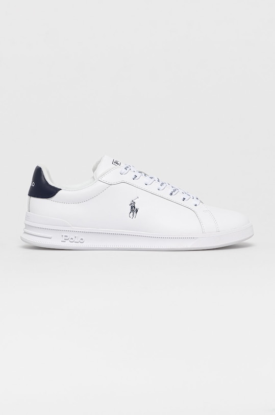 Kožené boty Polo Ralph Lauren bílá 809829824003