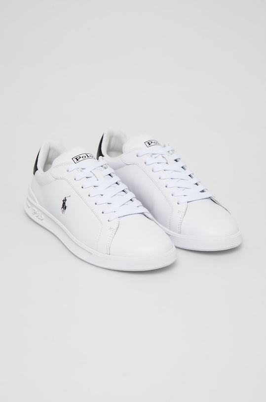 Polo Ralph Lauren Buty skórzane Hrt Ct II 809829824005 biały AA00