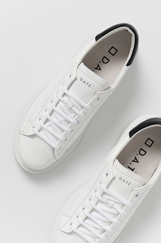 D.A.T.E. Buty skórzane biały M341.LV.CA.WB