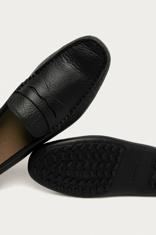 Lacoste - Δερμάτινα μοκασίνια μαύρο 735CAM0118.024