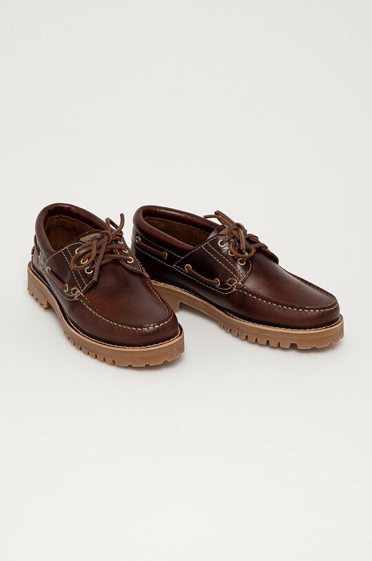 Кожаные туфли Camper 15233.001 коричневый SS25