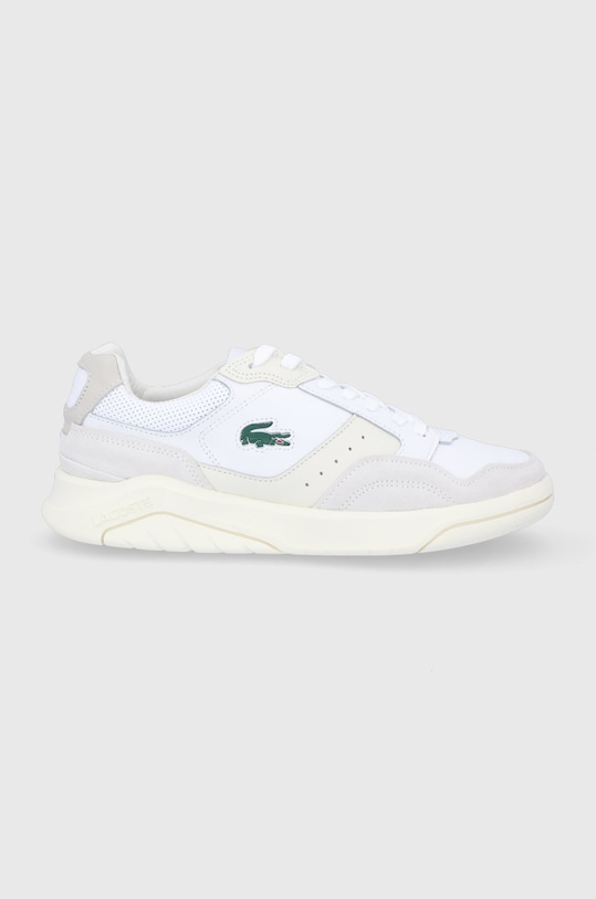 Lacoste Buty skórzane GAME ADVANCE LUXE LTH biały 741SMA0015