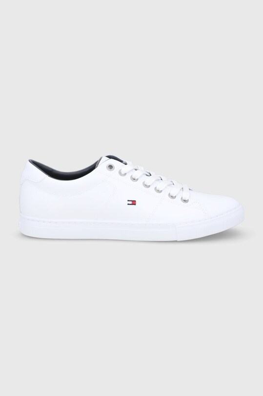 Tommy Hilfiger Buty skórzane ESSENTIAL SNEAKER LTH syntetyczny biały FM0FM02157100