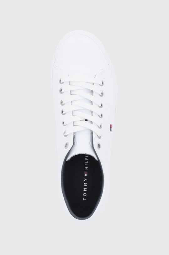 Tommy Hilfiger Buty skórzane ESSENTIAL SNEAKER LTH biały FM0FM02157100