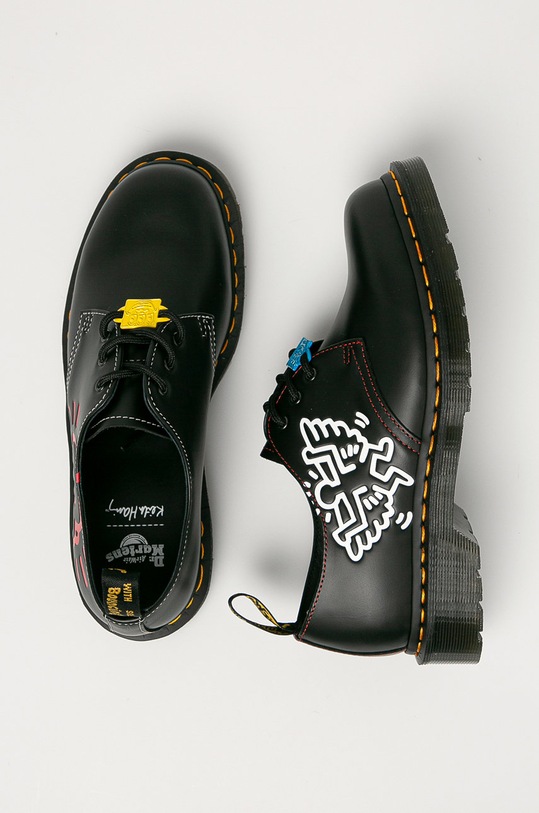 Dr. Martens - Półbuty skórzane x Keith Haring 26834001 czarny
