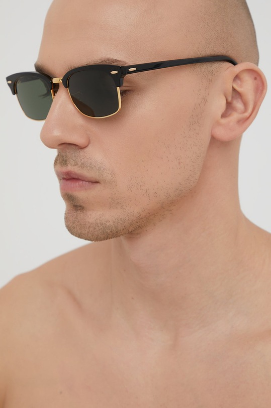 Sluneční brýle Ray-Ban CLUBMASTER SQUARE 0RB3916 černá SS21